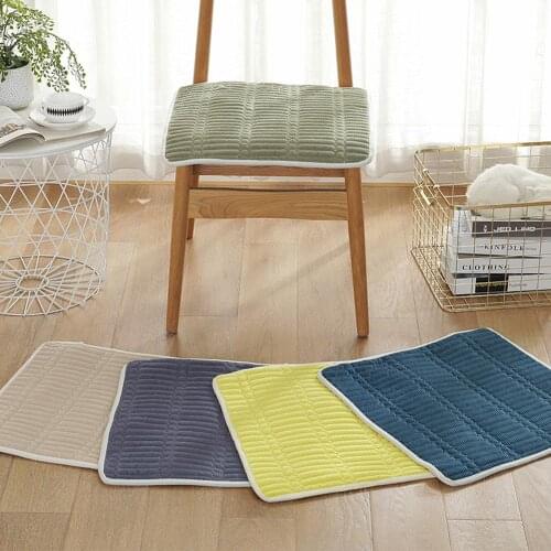 5 Colors Chair Cushion Dinning Stool Chair Cushion Non-slip Office Seat Mat Comfortable Sitting Pillow Buttocks Chair Cushions
