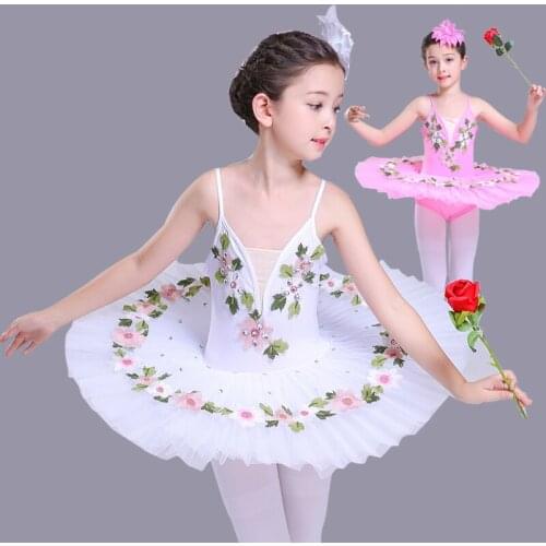 White Swan professional ballet tutu child kids girls ballerina costume contemporary party dance costumes ballet tutu child adult