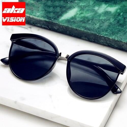 AKA VISION Small Cateye Sunglasses Women Luxury Glasses Women/Men Vintage Cat Eye Eyeglasses Women Mirror Gafas De Sol Mujer