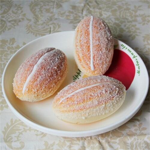 1pcs bread Squishy Slow Rising Squeeze anti-stress toy Simulation croissant food Decoration pretend play kitchen toys fun gifts