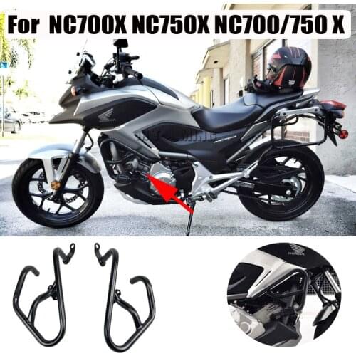 Motorcycle Upper Gas Fuel Tank Protection Engine Guard Crash Bar Bumper For Honda NC700X NC750X NC700/750 X