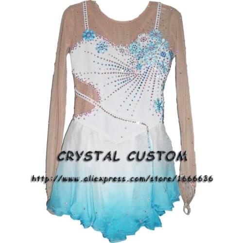 2016 Custom Ice Skating Dresses For Women Graceful New Brand Figure Skating Dress For Competition DR2770
