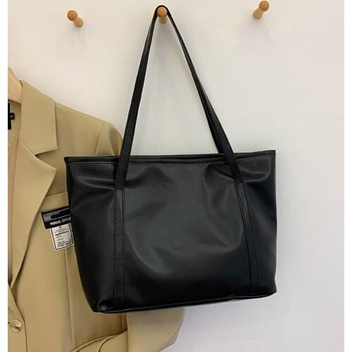 Women Vintage Leather women Handbags Female Shoulder bag designer Luxury Lady Tote Large Capacity Zipper shoulder Shopping bag