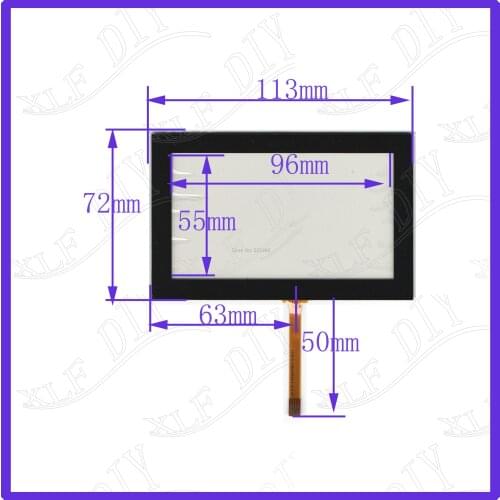 ZhiYuSun 113*72mm 5inch touch screen 113mm*72mm resistance screen Digital general touch screen this is compatible