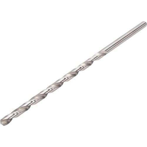 1-2pcs Silver Straight Shank Drill Bits 4-10mm Diameter HSS-4341 Heat Resistant Grinding Process 300mm Length Twist Drill