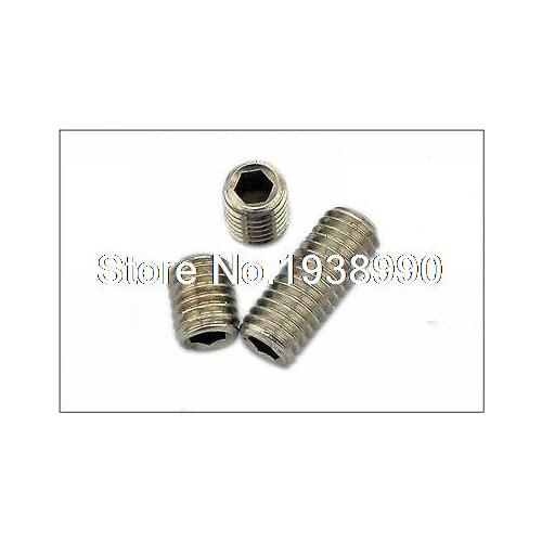 100/pk M4*3mm 304 Stainless steel Hex Socket Set Screw grub screw Cup Point