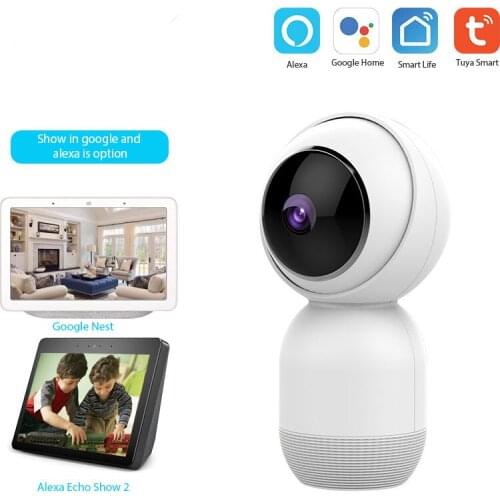 1080P WiFi IP Camera Wall-mounted PTZ Smart Home Indoor Security Monitor EU support SD Card Cloud Storage