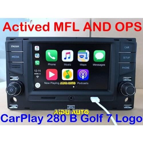 AIDUAUTO For VW Golf 7 MK7 VII Passat B8 MQB Tiguan Carplay 6.5 " MIB Radio 5GD035280B 5GD 035 280 B
