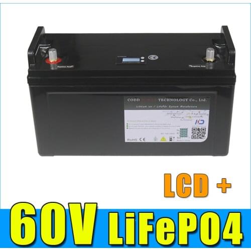 60V 40AH LiFePO4 Battery 60V 3000W 4000W Electric Bike Scooter motorcycle