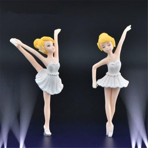 Ballet Girl DIY Decoration Valentines Day Decoration Gift PVC Cake Topper Party Decoration Cake Decoration Keychain Accessories