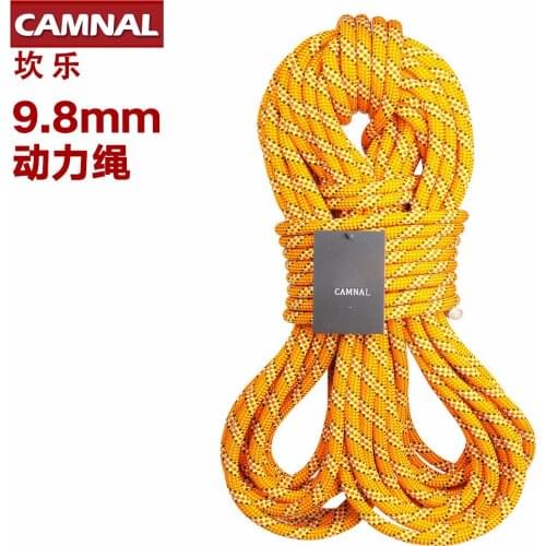 CAMNAL 2018 high quality camping power rope outdoor climbing rope rappelling rope climbing rope Spider-man insurance 9.8mm