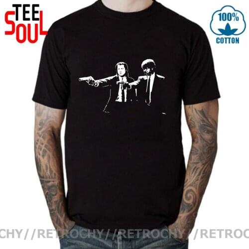 Quentin Tarantino Pulp Fiction Mia Vintage Men/women Fashion Men Cotton Movie 90S T-shirt Streetwear Punk Rock Aesthetic Clothes