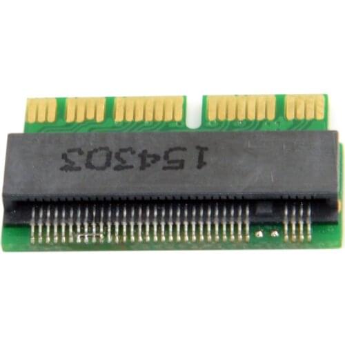 Jimier 12+16pin 2014 2015 Mac to M.2 NGFF M-Key SSD Convert Card for A1493 A1502 A1465 A1466