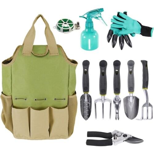 Multifunctional Garden Tool Bag Oxford Fabric Storage Bag Gardening Tools Carrying Handbag Horticultural Tool Accessories Bag
