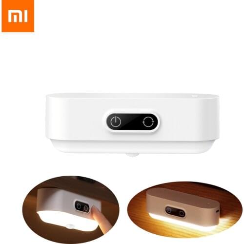 New Xiaomi Table lamp cool LED eye protection bedroom desk reading creative charging human body induction night light dormitory