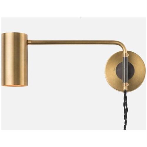 Lamp Originality Western Restaurant Light Luxurious Golden Aisle Lamp A Living Room Villa Northern Europe Bedroom Bedside Lamp