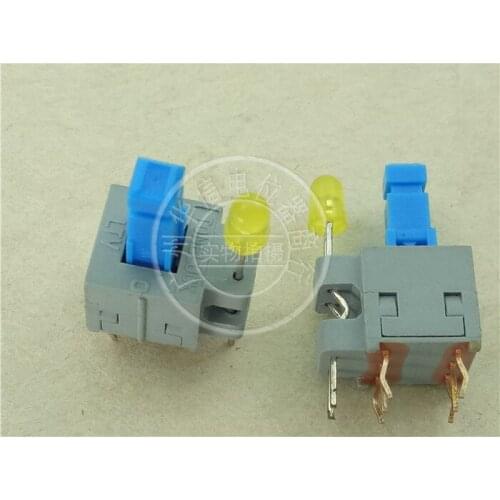 Original new 100% import tone lock 9MMx12MM switch with LED lamp without lock
