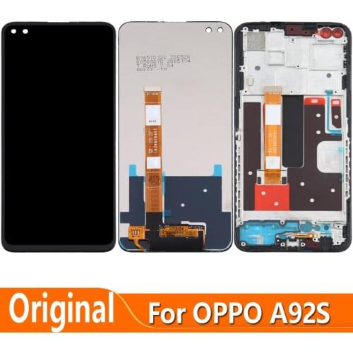 Original 6.43" For OPPO A92S PDKM00 LCD Display Touch Digitizer Screen Assembly Replacement Parts