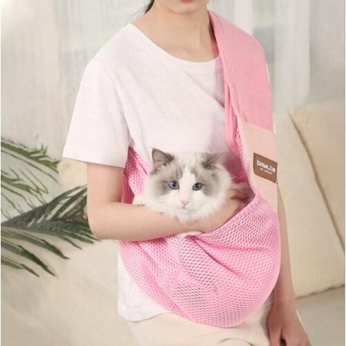 Dog front pack carrier Backpack Breathable Portable Outdoor Travel Front Pack Transport Cat Carry Bag Small Dogs Cat Supplies