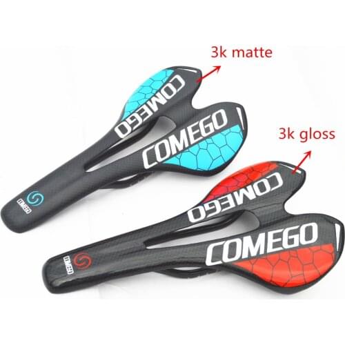 Full carbon fiber bicycle highway saddle cushion 3k finish bike parts 275*143mm Bicycle Accessories