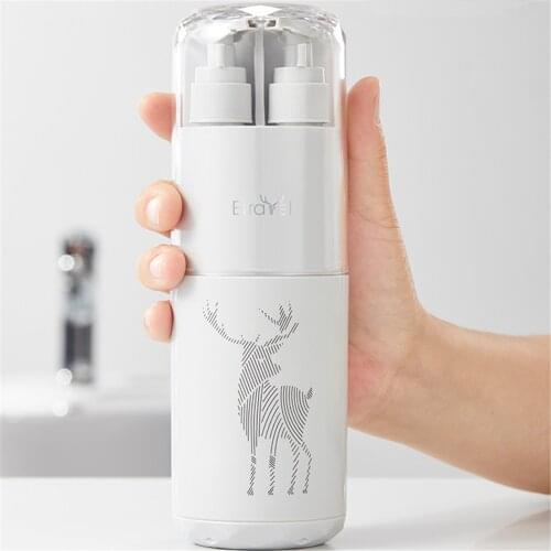 Portable Travel Toiletries Set Women Partition Organizer Bottle Travel Wash Cup Toothbrush Storage Box Travel Accessories Kit