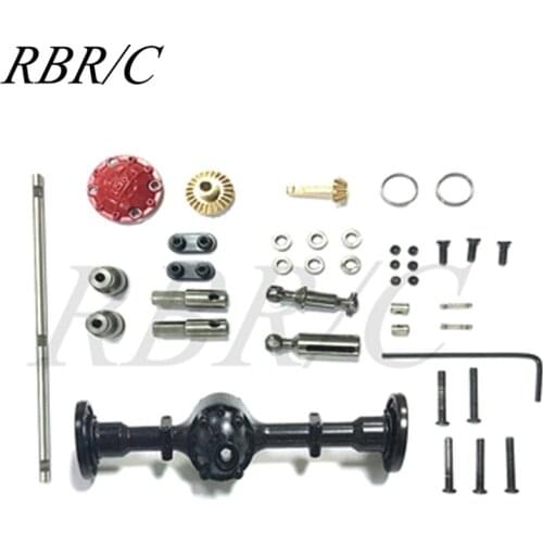 RBR/C WPL D12 Off-Road Climbing Remote Control RC Car Truck Model Modified Metal Drive Shaft Rear Axle Assembly Fitting R482A