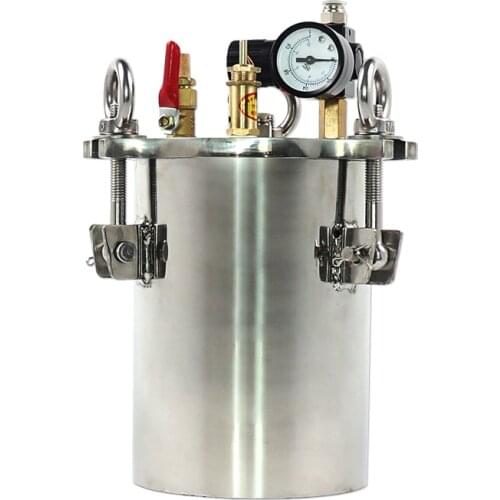 304 stainless steel pressure tank, dispenser storage tank 1L-2L, with safety valve, regulating valve