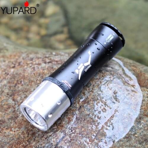 L2 LED Super bright Diving Flashlight XML T6 Portable Scuba Dive torch Waterproof Flashlights Underwater 35M