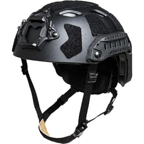 FMA Tactical Helmet FAST SF w/ NVG Shroud Rail Headwear for Airsoft Skirmish Military 1365B