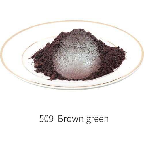 Pearl Powder Coating Natural Mineral Mica Dust Type 509 Pearlized Pigment DIY Dye Colorant 10/50g fo