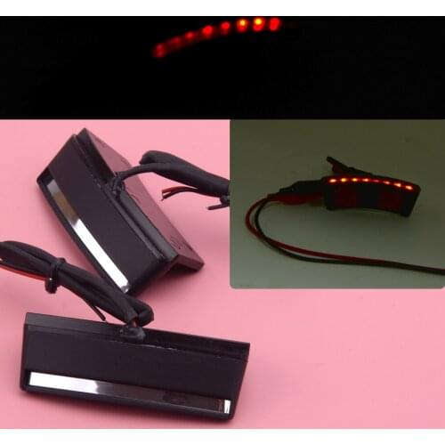 1 Pair Motorcycle Front Left & Right Turn Signal LED Side Mirror Light Fit for Honda Goldwing GL1800 GL1800A GL1800HP