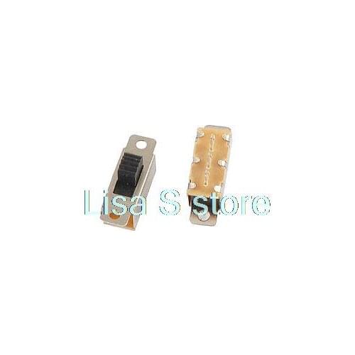 10pcs 2mm Diameter SS12F25-G3 Slide Switches 10000 cycles/ minute Mini Slide Switches