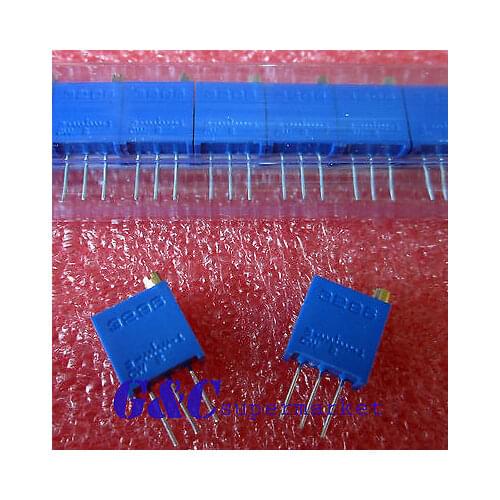 10pcs 3296W-103 3296 W 10K ohm Trim Pot Trimmer Potentiometer Good quality diy electronics
