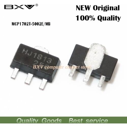 10pcs/lot MCP1702T-5002E/MB MCP1702T-5002E MCP1702T-5002 MCP1702T MCP1702 SOT-89 new original free shipping