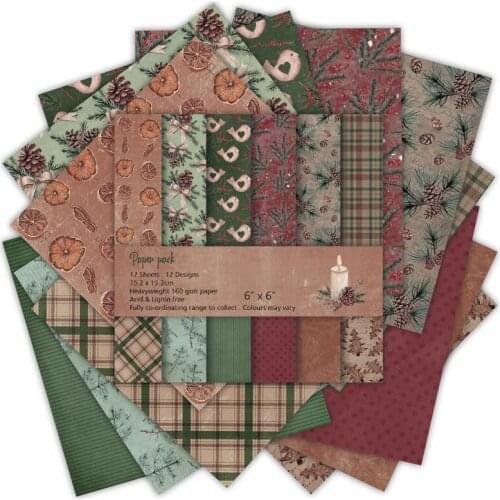 12Sheets Vintage Flower Pattern Scrapbooking Pads Paper Junk Journal Background Paper Diy Origami Art Cards Handmade Gifts