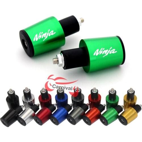 For KAWASAKI Ninja Z1000 Z750 ZZR600 VERSYS 650/1000 Motorcycle Accessories 7/8'' 22MM Handlebar Grips Handle Bar Cap End Plugs