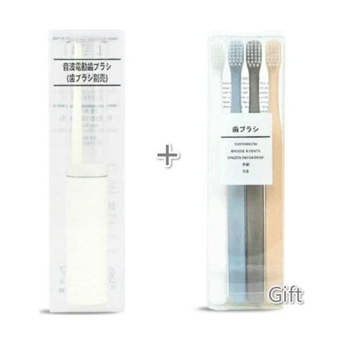 Electric Toothbrush Suit Gift Replaceable Brush Head Waterproof Portable Toothbrush Dental Care