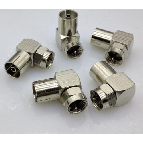 F type male to TV RF female Connector F type to TV RF coax Connector 5pcs/lot
