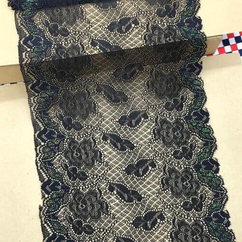 Hot selling Super Elastic Lace Fabric diy clothes fabric accessories Trimmings wedding dress skirt lace big size lace