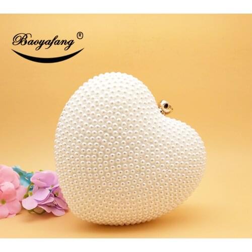 Luxecho Women's White Clutches