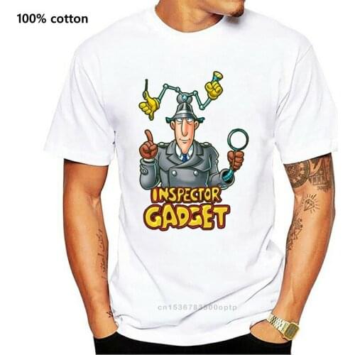 CARTOON Inspector Gadget V1 Serial TV 1982 T Shirt (BLACK) All sizes S-5XL
