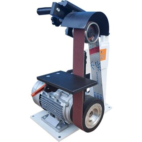 Desktop Industrial Small Abrasive Belt Machine DIY Electric Metal Grinder Multifunctional Abrasive Belt Polishing Knife Grinder