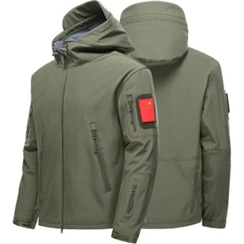 New Military Tactical Outdoor Soft Shell Fleece Jacket Men Army Polartec Sportswear Thermal Hunt Hiking Sport Hoodie Outerwear