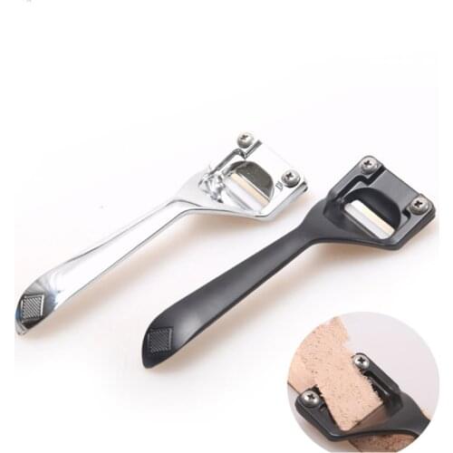Leather Skiving Knife DIY Leather Craft Cutting Tools Practical Leather Thinning Knife Cutter Accessory one knife with 3 blades