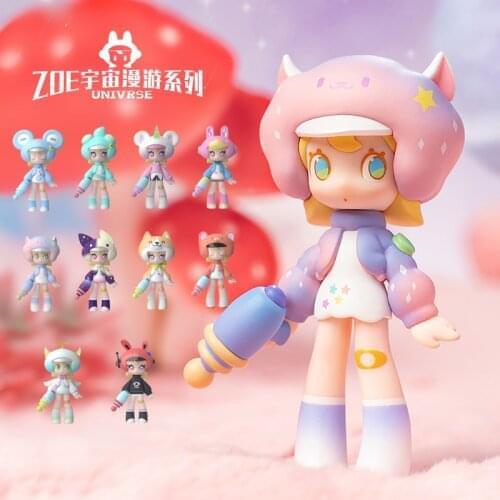 Original Anime ZOE Universe Roaming Series Blind Box Guess Bag Action Figure Toys Kawaii Desktop Model Doll Girlfriend Gift