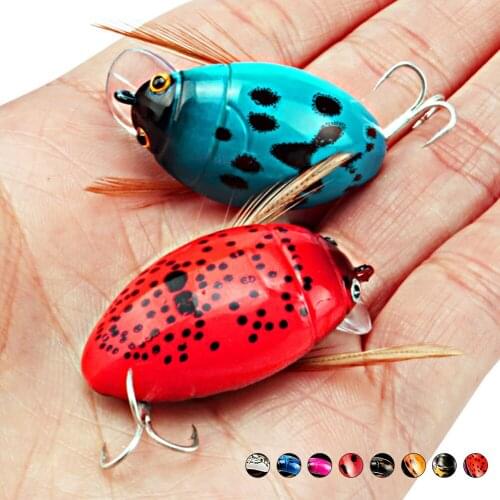38mm/4.1g Fishing Lure Cicada Insect Bait Bug Floating Fishing Crankbait Wobblers Saltwater Freshwater Fishing Accessories