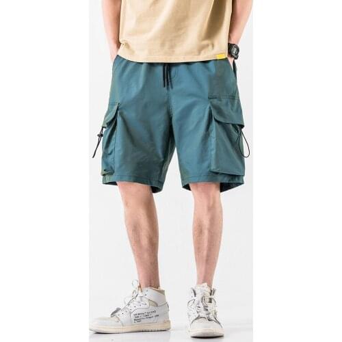 2021 Summer New Casual Shorts Men Loose Male Vintage Short Fashion High Quality Hip Hop Mens Bermudas Shorts Clothes