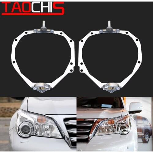 TAOCHIS Car-Styling frame adapter module Bracket transition for LEXUS GX460 10-13 Hella 3 5 Bi xenon Projector lens