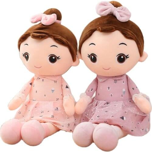 Hot Lovely 1PC 40cm-90CM Plush Toys Princess Doll Soft Flower Skirt Spring Cute Children Pillow Toy Christmas Gift for Girls