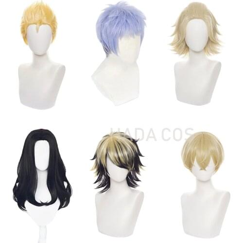 Anime Tokyo Revengers Cosplay Chifuyu Matsuno Manjiro Sano Hanemiya Kazutora Takashi Mitsuya Mitsuya Takashi Cosplay Wig New Hot